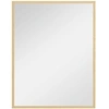 Image de Miroir mural rectangulaire dim. 70L x 90H cm cadre MDF aspect bois clair