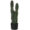 Image de Cactus artificiel grand réalisme 3 pieds dim. Ø 17 x 60H cm pot inclus vert