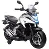 Image de Moto électrique enfant Honda NC750x - musiques, feux AV LED, entrée USB MP3 jack - 2 roues support aux. - blanc