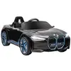 Image de Voiture électrique enfant licence BMW I4 12V 3-5Km/h max. nombreux effets télécommande noir