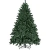 Image de Sapin de Noël artificiel H.210 cm 1674 branches épines grand réalisme métal PVC PE vert