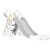 Image de Toboggan enfant 18-36 mois design fusée - usage intérieur - dim. 157L x 46,5l x 80H cm - PE gris blanc