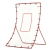 Image de Filet de rebond de football - rebondisseur de football angle réglable - dim. 175L x 115H cm - blanc rouge