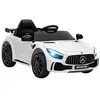 Image de Voiture électrique enfant licence officielle Mercedes-Benz AMG GTR - 12V, 5Km/h max. - nombreux effets - télécommande - blanc