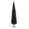 Image de Sapin de Noël artificiel mince H.195 cm 390 branches vert foncé