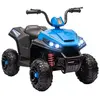 Image de Quad électrique enfant 2 moteurs 12V 5 Km/h max. marche AV AR nombreux effets bleu