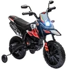 Image de Motocross électrique enfant licence officielle Aprilia RX 125 max. 6 Km/h roues aux. amovibles rouge