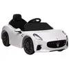 Image de Voiture électrique enfant licence officielle Maserati Gran Turismo Folgore télécommande nombreux effets blanc