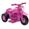 Image de Moto électrique enfant chopper 6V env. 3Km/h 3 roues effets lumineux sonores fonction bulles rose