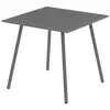 Image de Table a manger fixe sans tiroir 4 personnes carre en Acier L 80 cm