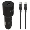 Image de Pack Chargeur Voiture avec USB-C vers Lightning Charge Rapide 30 W Noir