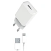Image de Pack Chargeur Secteur 12W avec Câble USB-A Lightning 1m Charge Rapide Blanc
