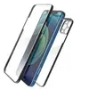 Image de Verre de Protection d'écran et Coque pour iPhone 13 Pro 360° Ultrafine Noir transparent
