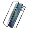 Image de Protection d'écran et Coque pour iPhone 13 Pro Max 360° Ultrafine Noir transparent