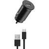 Image de Pack Chargeur Voiture 12W PD avec USB-A Micro USB Charge Rapide Noir
