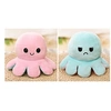 Image de Peluche poulpe réversible double face 20 cm -rose + bleu