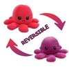 Image de Peluche poulpe réversible double face 20 cm -violet + rose rouge