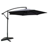 Image de Parasol gris déporté rond 3 x 3 m PORTICCIO