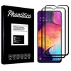 Image de Verre Trempe pour Samsung Galaxy A50 [Pack 2] Film Transparent Intégral Bord Noir Vitre Protection Ecran