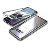 Image de Coque pour Samsung Galaxy S8 PLUS - Coque Magnétique Argent Housse Etui 360 Intégral Full Protection Métal Film Vitre Arriere Ultra Résistant