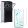 Image de Coque pour Samsung Galaxy NOTE 10 PLUS + Verre Trempe - Protection Silicone Souple Ultra Mince Film Intégral Vitre Protection Ecran []