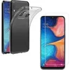 Image de Coque pour Samsung Galaxy A20E + Verre Trempe - Protection Silicone Souple Ultra Mince Film Intégral Vitre Protection Ecran []