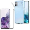 Image de Coque pour Samsung Galaxy S20 - Verre Trempe Bord Noir - Protection Silicone Souple Ultra Mince Film Vitre Protection Ecran []