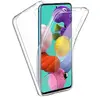 Image de Coque pour Samsung Galaxy A51 - Silicone Intégrale Transparent Protection Souple 2 Parties Avant Arrière Emboitable []