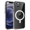 Image de Coque pour iPhone 13 (6,1) - Silicone Transparent avec Cercle magnétique intégré