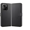 Image de Coque pour Xiaomi REDMI 10A - Portefeuille Noir Rabat Clapet Aimanté Rangement Cartes