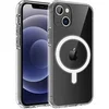 Image de Coque pour iPhone 14 - Silicone Transparent avec Cercle magnétique intégré