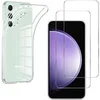 Image de Coque pour Samsung Galaxy S23 FE et 2 Verres Trempé Film Protection Ecran