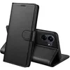 Image de Coque pour Xiaomi Poco C65 - Portefeuille Noir Rabat Clapet Aimanté Rangement Cartes