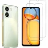 Image de Coque pour Xiaomi Redmi 13C et 2 Verres Trempé Film Protection Ecran