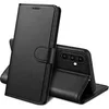 Image de Coque pour Samsung Galaxy A35 5G - Portefeuille Noir Rabat Clapet Aimanté Rangement Cartes