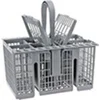 Image de Panier à couverts pour lave-vaisselle compatible avec Hotpoint Ariston Indesit Schltes 99673-8729 C00257140 C00386607 Whirlpool Bauknecht Ignis Ikea