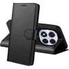 Image de Coque pour Xiaomi Poco X7 5G - Portefeuille Noir Rabat Clapet Aimanté Rangement Cartes