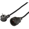 Image de Rallonge Diall, 3m, 16A, 1 prise, noire, sans commutateur
