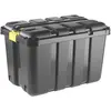 Image de Malle de rangement noire/jaune, 149L, 520mm x 790mm x 520mm