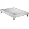 Image de Sommier tapissier confort ferme 15 cm pieds 140x200 -