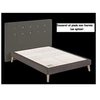 Image de Sommier Tapissier Ferme M 160x200 Gris Anth -