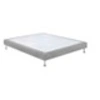 Image de Sommier tapissier gris confort médium 3 zones 90x190