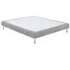 Image de Sommier tapissier gris confort médium 3 zones 100x190