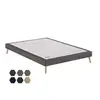 Image de Sommier tapissier stylo confort ferme 160x190 avec 2 sommiers