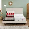 Image de Ensemble sommier électrique et tête de lit Escapade-2 x 90 x 200 cm-Lin