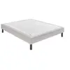Image de Sommier Nature confort médium 18 cm - gris souris 2x80x200