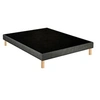 Image de Sommier déco tapissier Unic gris - 80x190