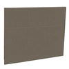 Image de Tête de lit déco carré chic simili cuir cappuccino 180 -