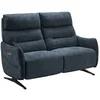 Image de Canape relax 2 places en tissu bleu 90 x 133 x 106 cm