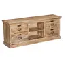 Image de VALMON - Meuble TV en Manguier 4 Tiroirs et 2 Niches -